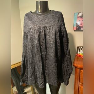 Women’s Anna Sui Boho Long Sleeve Blouse ( Medium )